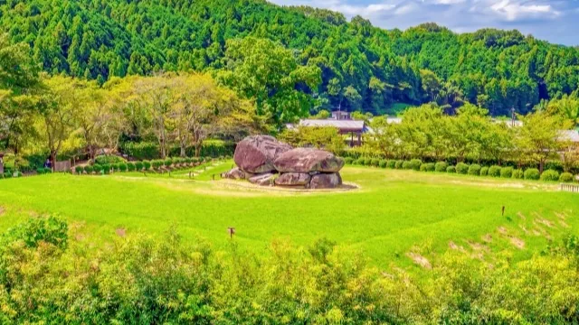 Ishibutai Kofun, the giant stone tomb in the green Asuka countryside