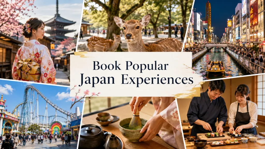 Popular Japan activities to book before your trip